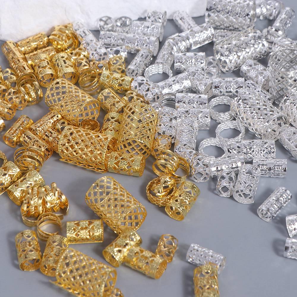 90PCS Dread Locks Dreadlocks Beads Hair Braiding Hair Braid Tubes Hollow Out Hair Ring Women золотий
90PCS Dread Locks Dreadlocks Beads Hair Braiding Hair Braid Tubes Hollow Out Hair Ring Women золотий