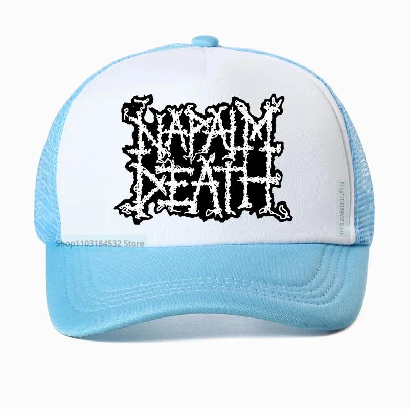 Napalm Death Logo Unisexs hat English Grindcore Band Baseball Cap Death Metal Lovers Hip hop hats Summer Visor Mesh Trucker Caps Adjustable
Napalm Death Logo Unisexs hat English Grindcore Band Baseball Cap Death Metal Lovers Hip hop hats Summer Visor Mesh Trucker Caps Adjustable