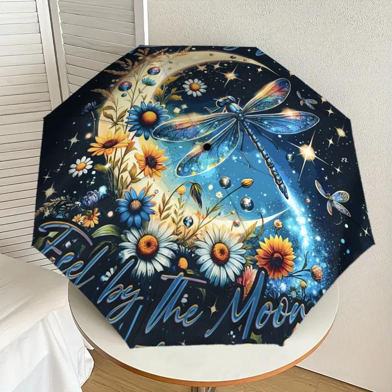 1pc Moonlit Dragonfly Garden Umbrella with Plastic Handle,Suitable for All Seasons Home Travel Outdoor UmbrellaDD354
1pc Moonlit Dragonfly Garden Umbrella with Plastic Handle,Suitable for All Seasons Home Travel Outdoor UmbrellaDD354