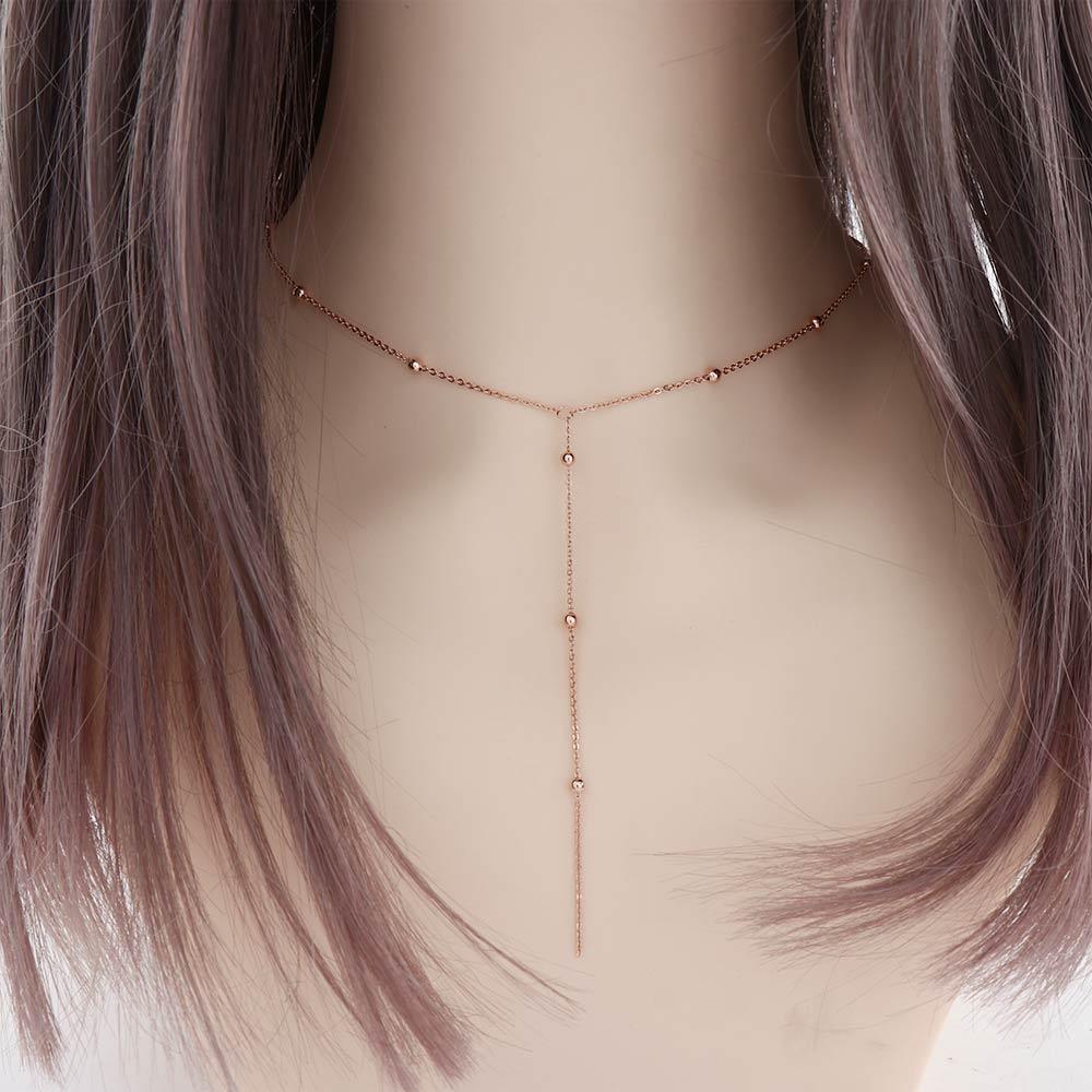 Temperament Girls Korean Bead Tassel Long Pendant Fashion Jewelry Necklace Clavicle Chain Choker розового золота
Temperament Girls Korean Bead Tassel Long Pendant Fashion Jewelry Necklace Clavicle Chain Choker розового золота