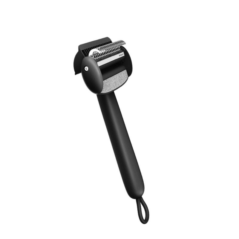 Canine Cats Grooming Brush Safely Remove Tangles Shedding Hair Remover Soft Rounded Edges Long Short Coat Care чорний
Canine Cats Grooming Brush Safely Remove Tangles Shedding Hair Remover Soft Rounded Edges Long Short Coat Care чорний