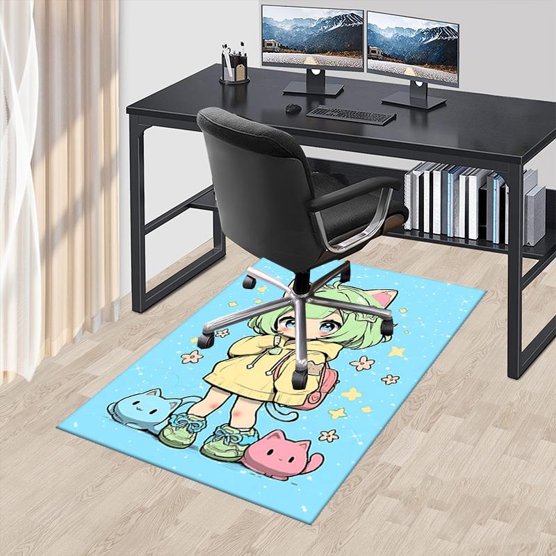 1pc Neko Atsume Cat Collector Chair Mat - Anime Cartoon Design, Non-Slip Carpet for Office Chair, Suitable for All Seasons, Perfect Gift for Anime Lov 60cm by 90cm
1pc Neko Atsume Cat Collector Chair Mat - Anime Cartoon Design, Non-Slip Carpet for Office Chair, Suitable for All Seasons, Perfect Gift for Anime Lov 60cm by 90cm