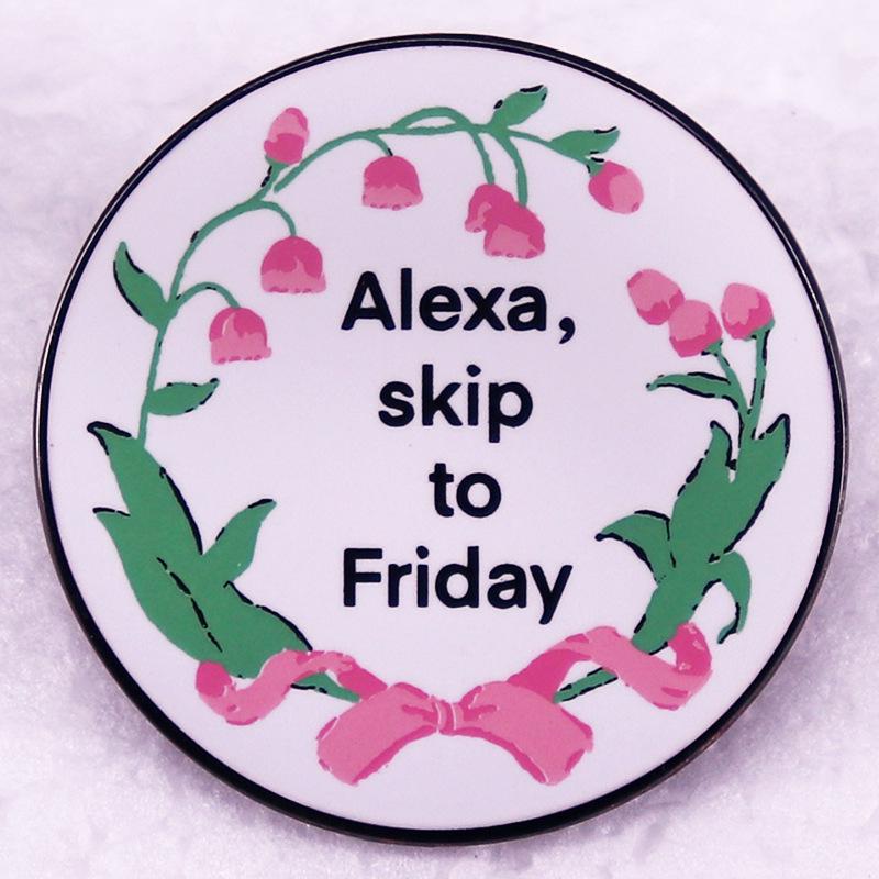 Lily of the Valley Alexa Friday Brooch Badge Accessory
Lily of the Valley Alexa Friday Brooch Badge Accessory