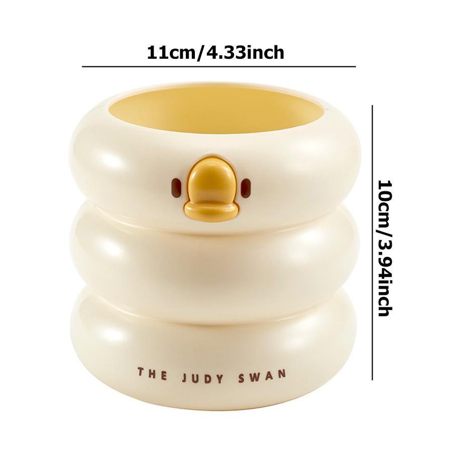1pc Round Cartoon Duck Style Pen Container Large Capacity Stationery Storage Container for School Office Signature Pen Storage
1pc Round Cartoon Duck Style Pen Container Large Capacity Stationery Storage Container for School Office Signature Pen Storage