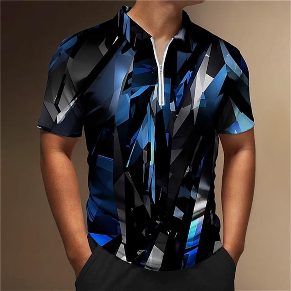 Men s Zipper Summer T-shirt, 3D Abstract Printed Golf Club, Zipper Short Sleeve Top, Fashion Clothing 3XL
Men s Zipper Summer T-shirt, 3D Abstract Printed Golf Club, Zipper Short Sleeve Top, Fashion Clothing 3XL