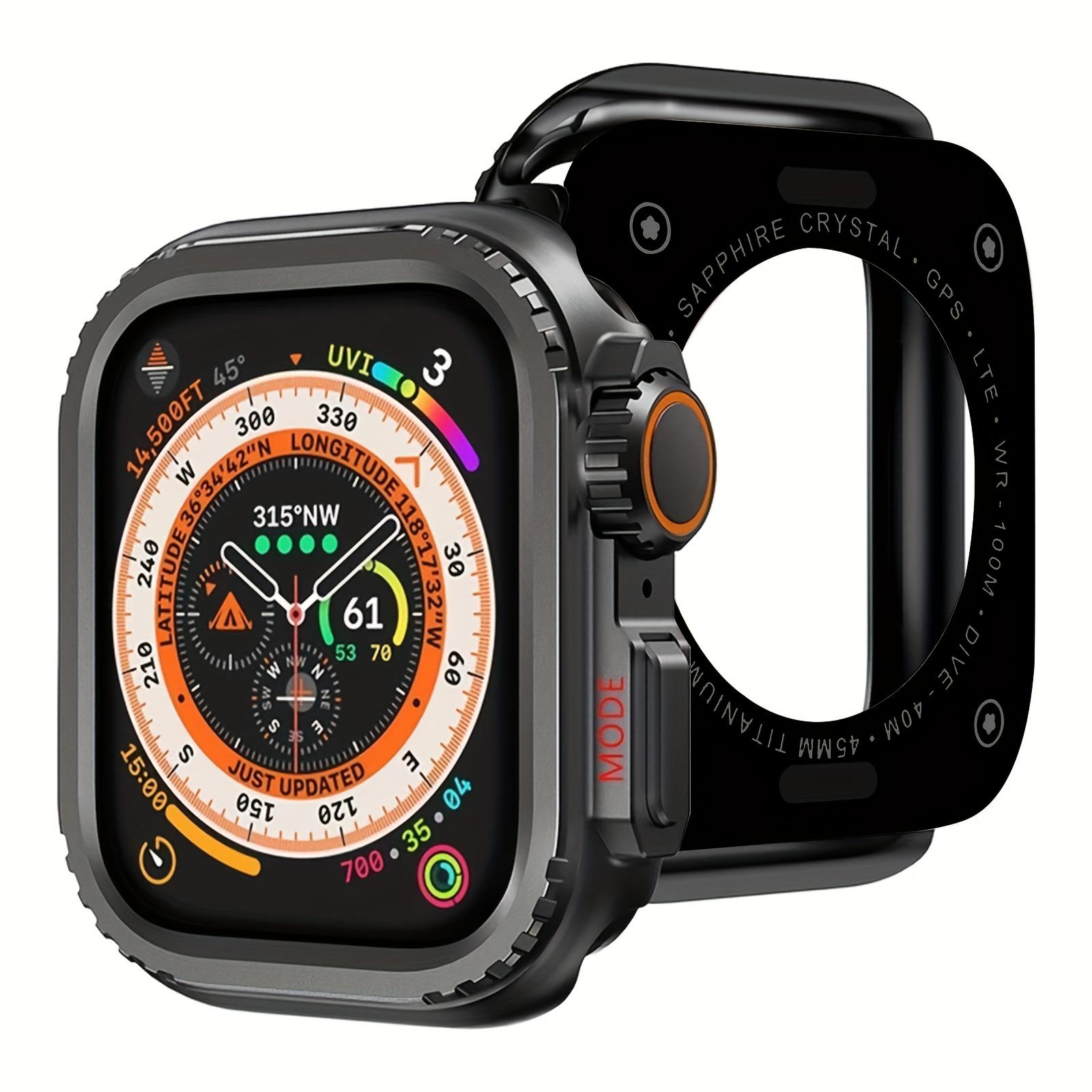 Ultra Look Metal Case for iWatch Series 9/8/7/6/5/4/SE2/SE 44/45mm For Apple Watch Protectors + Crown Ultra 2/1 Upgrade Kit 44mm чёрный
Ultra Look Metal Case for iWatch Series 9/8/7/6/5/4/SE2/SE 44/45mm For Apple Watch Protectors + Crown Ultra 2/1 Upgrade Kit 44mm чёрный