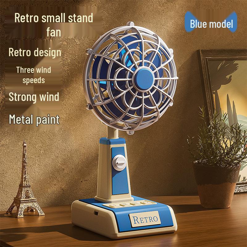 Retro Mini USB Desktop Fan with Adjustable Speeds 10.2*8.3*23.6 CM
Retro Mini USB Desktop Fan with Adjustable Speeds 10.2*8.3*23.6 CM