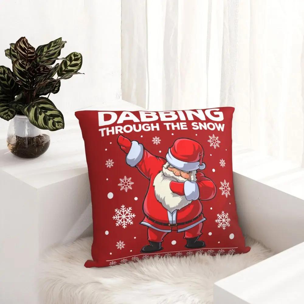 Dabbing Santa Through The Snow Pillowcase Soft Polyester Cushion Cover Decorative Christmas Dab Throw Pillow Case Cover Home 30x30cm білий
Dabbing Santa Through The Snow Pillowcase Soft Polyester Cushion Cover Decorative Christmas Dab Throw Pillow Case Cover Home 30x30cm білий