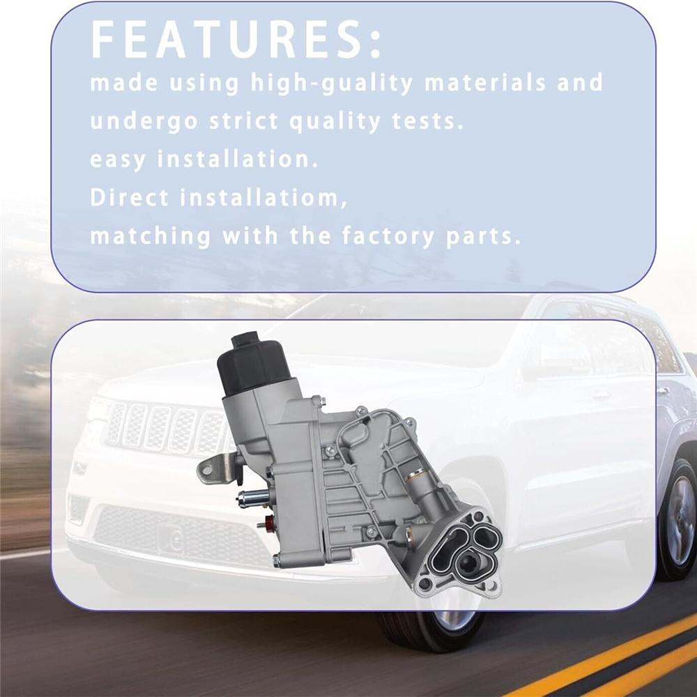 Корпус масляного фильтра с масляным радиатором 68269916AB для 2014 - 2020 Jeep Grand Cherokee 3.0L V6
Корпус масляного фильтра с масляным радиатором 68269916AB для 2014 - 2020 Jeep Grand Cherokee 3.0L V6