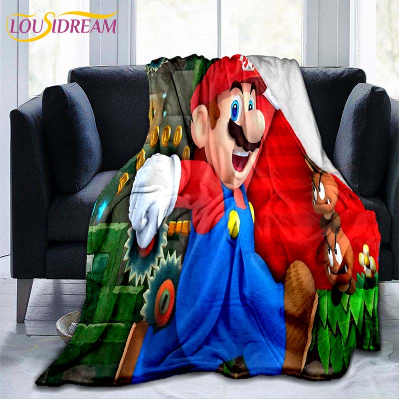 Mario Bros pattern throw Blanket Couch Quilt Cover Travel Bedding Outlet Throw Blanket Flannel Blanket Bedspread 150x180cm
Mario Bros pattern throw Blanket Couch Quilt Cover Travel Bedding Outlet Throw Blanket Flannel Blanket Bedspread 150x180cm