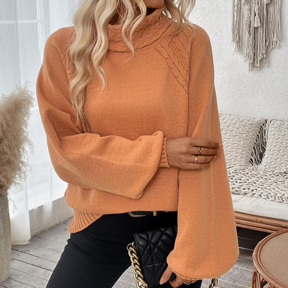 2025 Autumn/Winter Arctic Fleece Women s Sweater with Straight Fit, Princess Sleeves, Semi-High Neck, Fashionable Knitwear Small
2025 Autumn/Winter Arctic Fleece Women s Sweater with Straight Fit, Princess Sleeves, Semi-High Neck, Fashionable Knitwear Small