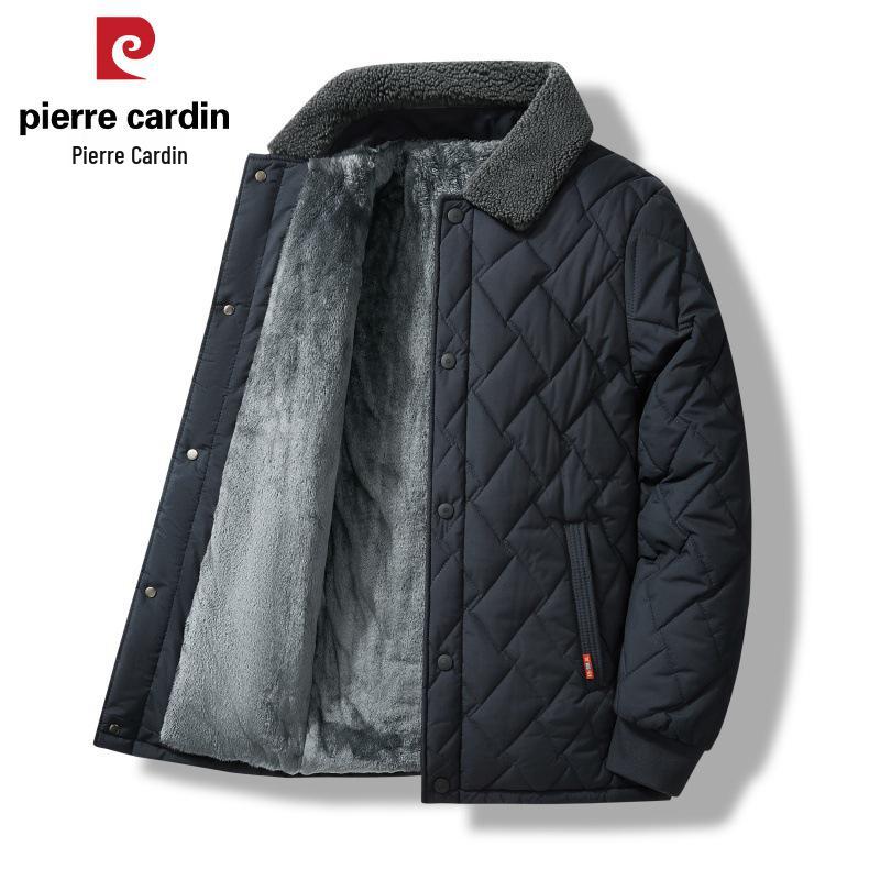 Мужской зимний хлопковый пальто Pierre Cardin с бархатной подкладкой - Теплая верхняя одежда для мужчин среднего и пожилого возраста 5XL for 85-105 kg темно-синий
Мужской зимний хлопковый пальто Pierre Cardin с бархатной подкладкой - Теплая верхняя одежда для мужчин среднего и пожилого возраста 5XL for 85-105 kg темно-синий