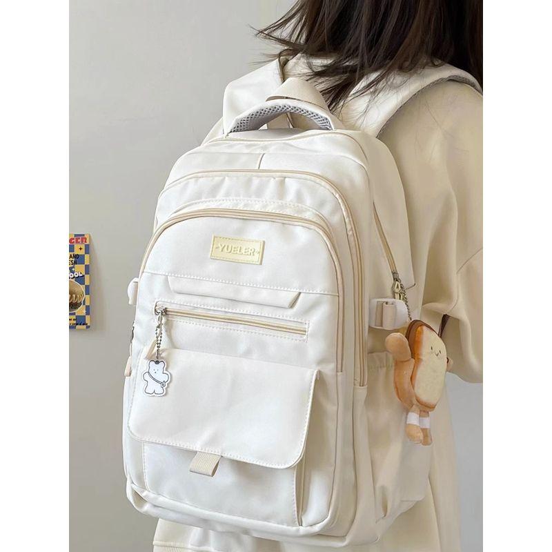 Schoolbag Women Junior High School Student Japan fashion Lightweight Girl Large Capacity Primary School High School Student Backpack Backpack Creamy-white + slice of bread
Schoolbag Women Junior High School Student Japan fashion Lightweight Girl Large Capacity Primary School High School Student Backpack Backpack Creamy-white + slice of bread