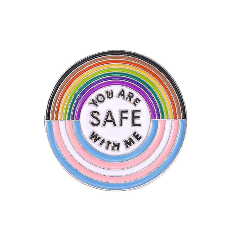 Rainbow Alloy Brooch Cute Letter Badge Trendy Pin Jewelry Accessories For Hat Clothing Backpack XZ6739
Rainbow Alloy Brooch Cute Letter Badge Trendy Pin Jewelry Accessories For Hat Clothing Backpack XZ6739