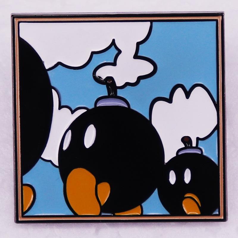 Bomberman Mario Brooch: Game Badge Gift Souvenir
Bomberman Mario Brooch: Game Badge Gift Souvenir
