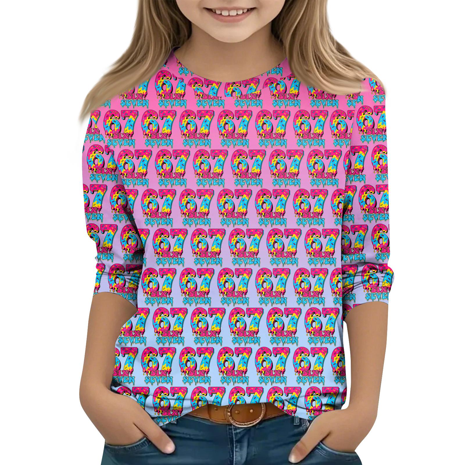 Дитяча футболка з рукавом 3/4, повсякденна футболка з круглим вирізом, пуловер, блузка 110
Дитяча футболка з рукавом 3/4, повсякденна футболка з круглим вирізом, пуловер, блузка 110