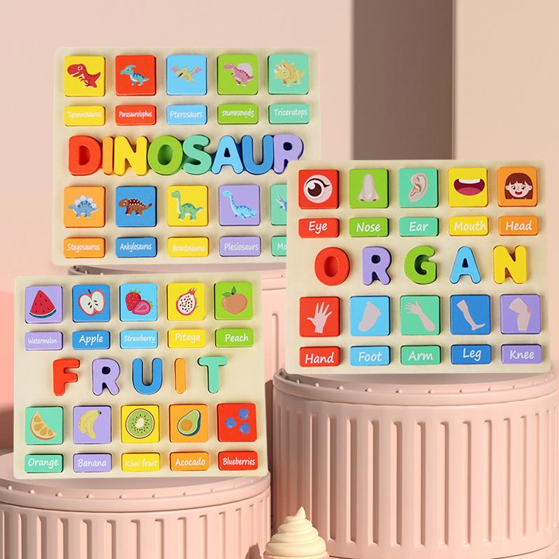 Wooden Children S Cognitive Pairing Toys Dinosaur Fruit Body Cognitive Puzzle Kindergarten Hand Grab Board
Wooden Children S Cognitive Pairing Toys Dinosaur Fruit Body Cognitive Puzzle Kindergarten Hand Grab Board