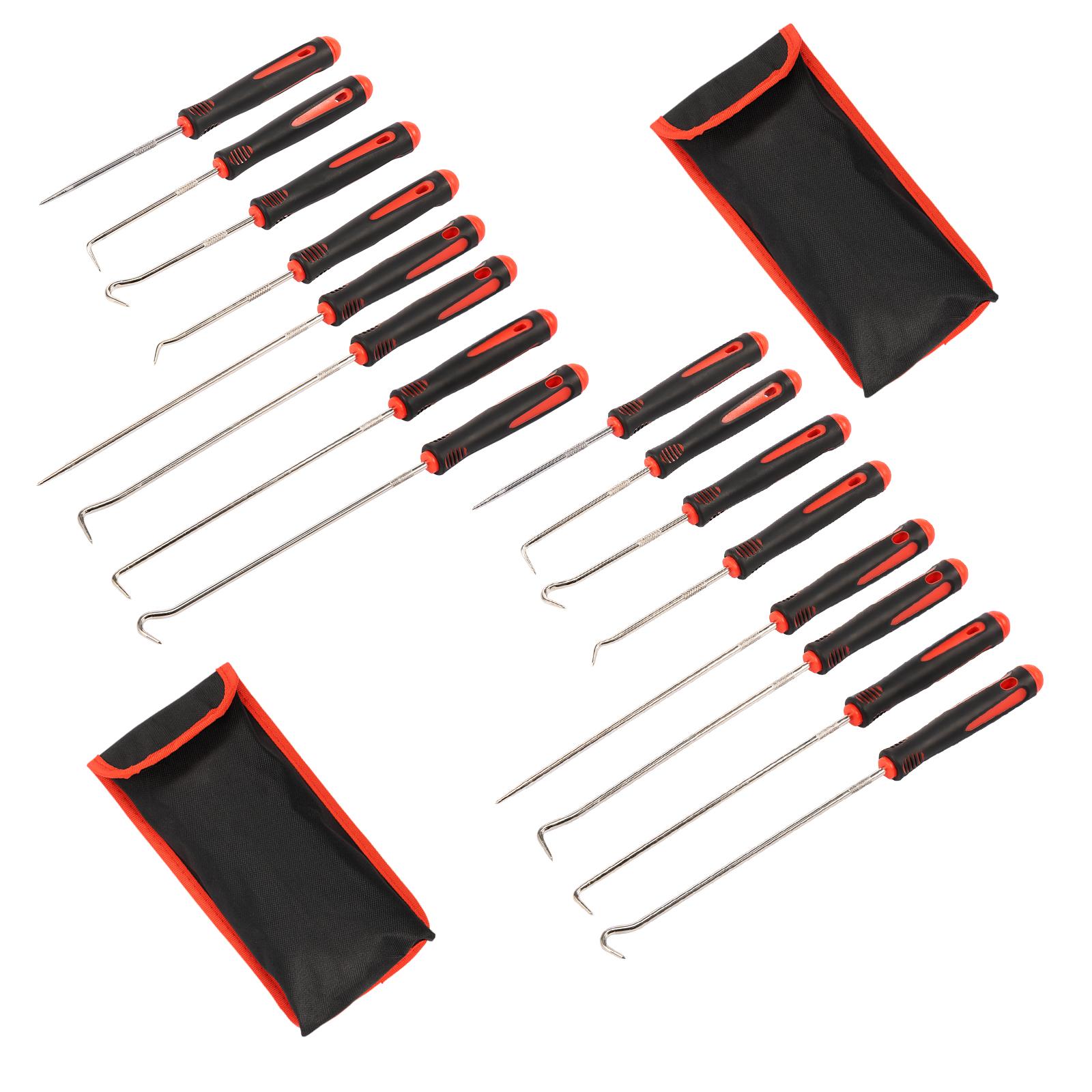 16Pcs Pick and Hook Set Gasket Puller Pick Tools for Removing Car Automotive Oil Seal O-Ring Seal Tools Multipurpose Repair
16Pcs Pick and Hook Set Gasket Puller Pick Tools for Removing Car Automotive Oil Seal O-Ring Seal Tools Multipurpose Repair