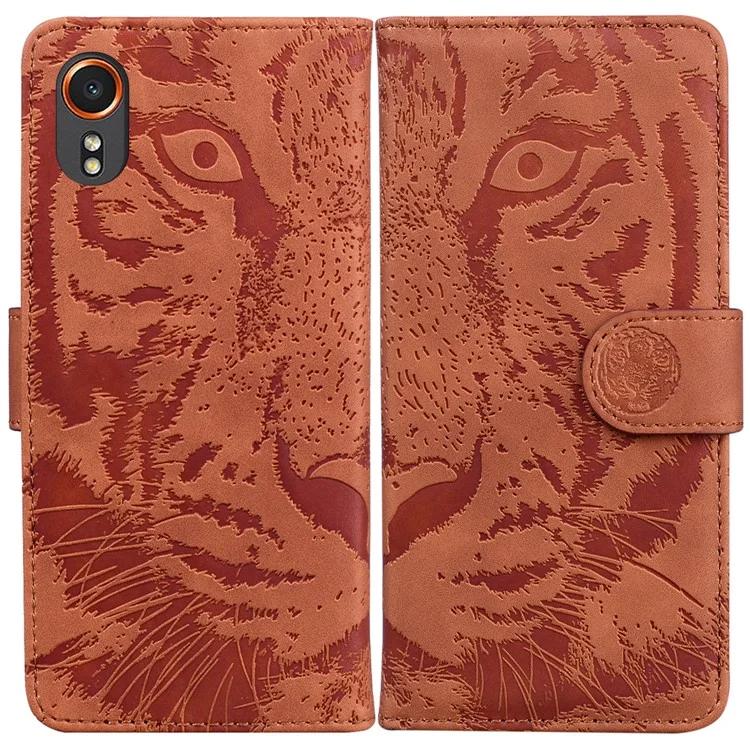 For Samsung Galaxy Xcover7 Case Wallet Tiger Pattern PU Leather Folio Phone Cover - Brown
For Samsung Galaxy Xcover7 Case Wallet Tiger Pattern PU Leather Folio Phone Cover - Brown