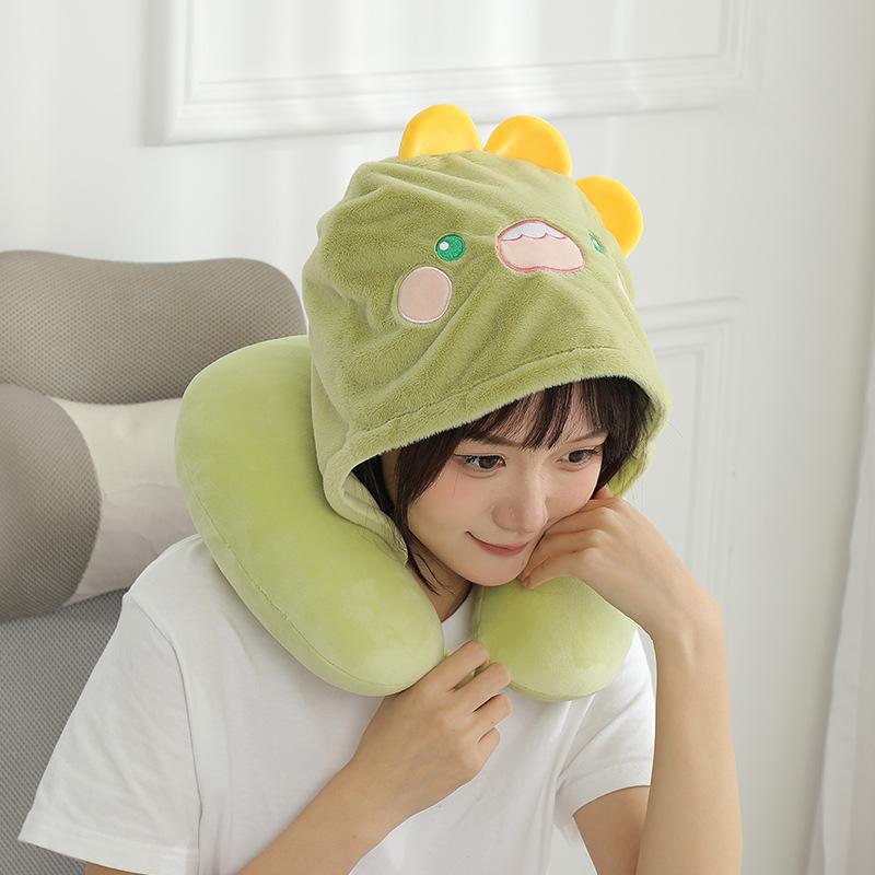 Cute Hood Blackout Neck Pillow Travel Portable Neck Pillow Office Nap Neck Pillow Single neck pillow
Cute Hood Blackout Neck Pillow Travel Portable Neck Pillow Office Nap Neck Pillow Single neck pillow