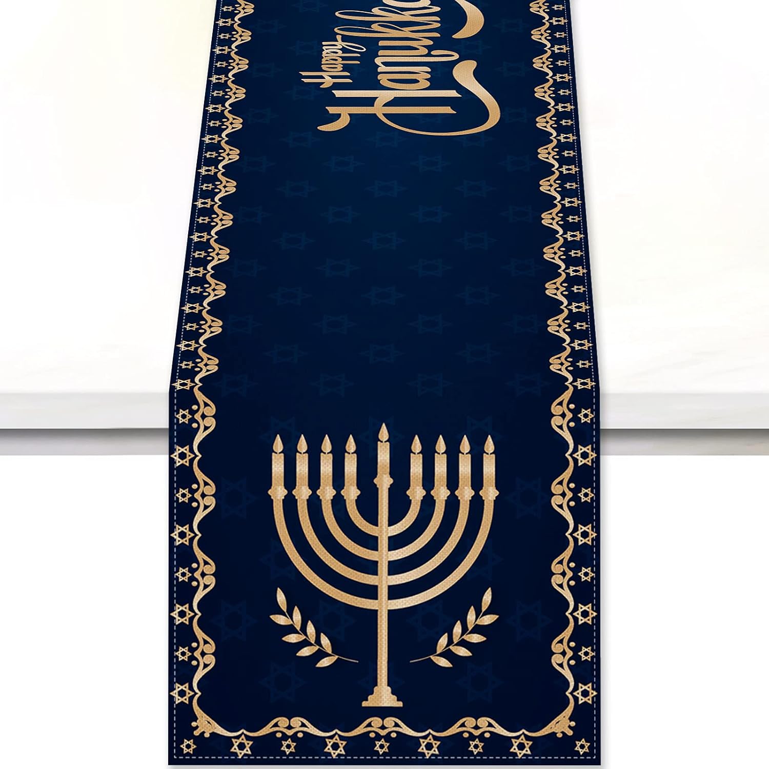 Праздничные льняные дорожки для стола Happy Hanukkah Menorah для еврейского праздника Ханука, декор для вечеринки, моющийся кухонный стол 150x33cm 59x13inch
Праздничные льняные дорожки для стола Happy Hanukkah Menorah для еврейского праздника Ханука, декор для вечеринки, моющийся кухонный стол 150x33cm 59x13inch