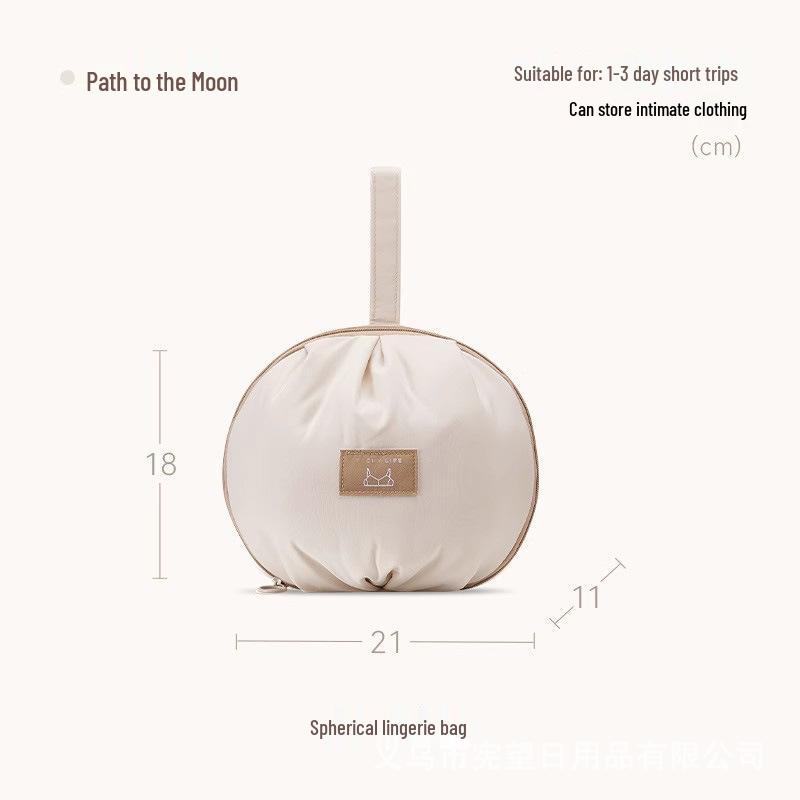 Ball-Shaped Lingerie Travel Storage Bag for Bras, Panties, and Socks - Portable Organizer слонова кістка/білий
Ball-Shaped Lingerie Travel Storage Bag for Bras, Panties, and Socks - Portable Organizer слонова кістка/білий