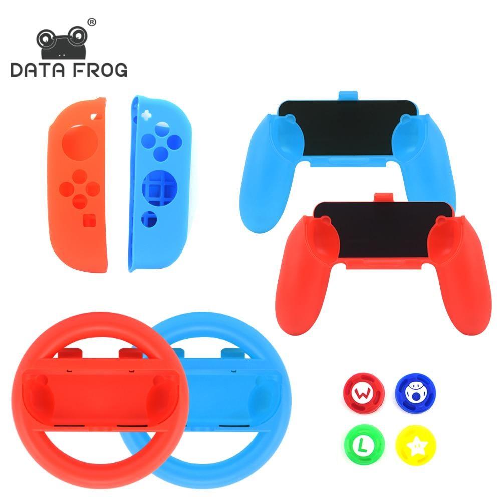 Чехол-подставка для джойстика 10 в 1 для консоли Nintendo Switch, контроллер Joy Con с ручкой рулевого колеса
Чехол-подставка для джойстика 10 в 1 для консоли Nintendo Switch, контроллер Joy Con с ручкой рулевого колеса