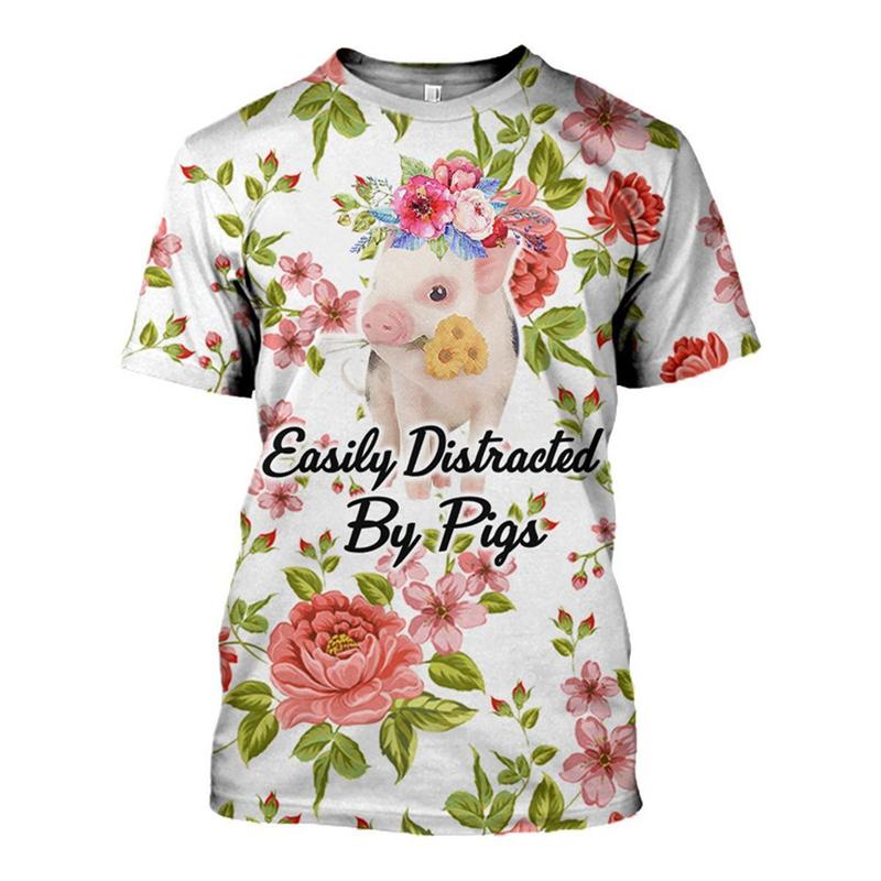 Милая забавная футболка с 3D-принтом для мужчин и женщин с изображением свиньи, новая модная повседневная футболка, летняя повседневная детская одежда с коротким рукавом больших размеров 5XL
Милая забавная футболка с 3D-принтом для мужчин и женщин с изображением свиньи, новая модная повседневная футболка, летняя повседневная детская одежда с коротким рукавом больших размеров 5XL