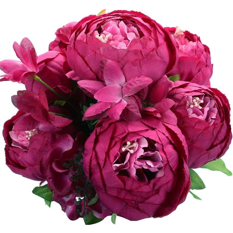 Букет искусственных пионов 13 головок цветы бутон винтажный искусственный пион 47см шелковые цветы для свадьбы домашнее украшение, 1 шт. розы красного
Букет искусственных пионов 13 головок цветы бутон винтажный искусственный пион 47см шелковые цветы для свадьбы домашнее украшение, 1 шт. розы красного