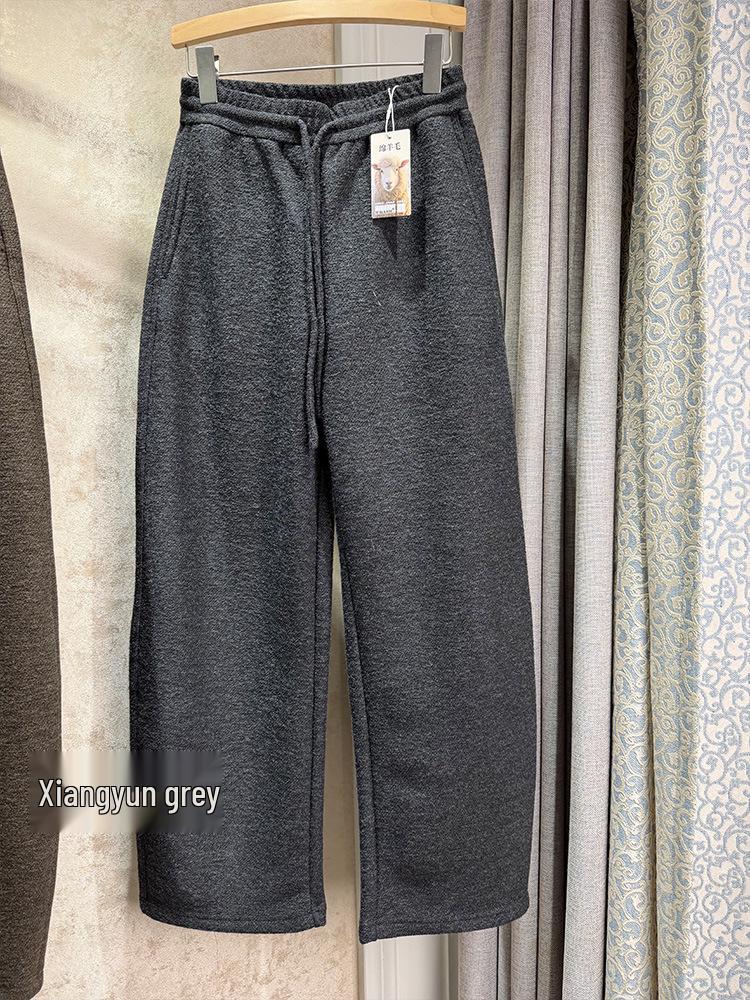 680g Plush Wool High Waist Loose Pants - Women s Cozy Curved Leg for Autumn & Winter XL (65-75 kg)
680g Plush Wool High Waist Loose Pants - Women s Cozy Curved Leg for Autumn & Winter XL (65-75 kg)