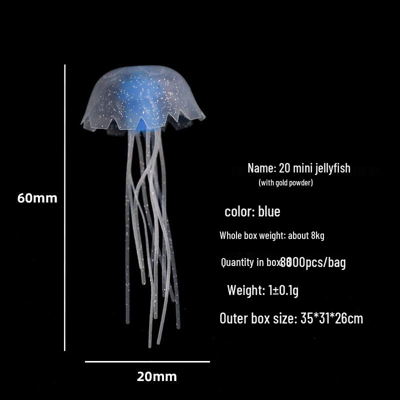 Мини Светящийся Орнамент Медуза – Маленькая Силиконовая Имитация для Ландшафтного Украшения Without suction cup
Мини Светящийся Орнамент Медуза – Маленькая Силиконовая Имитация для Ландшафтного Украшения Without suction cup