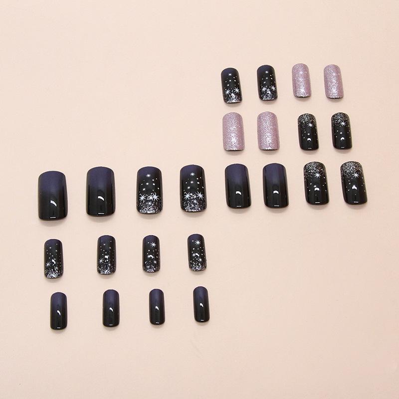 Twinkling Stars Night Sky Removable Fashion False Nails - European & American INS Style Manicure
Twinkling Stars Night Sky Removable Fashion False Nails - European & American INS Style Manicure