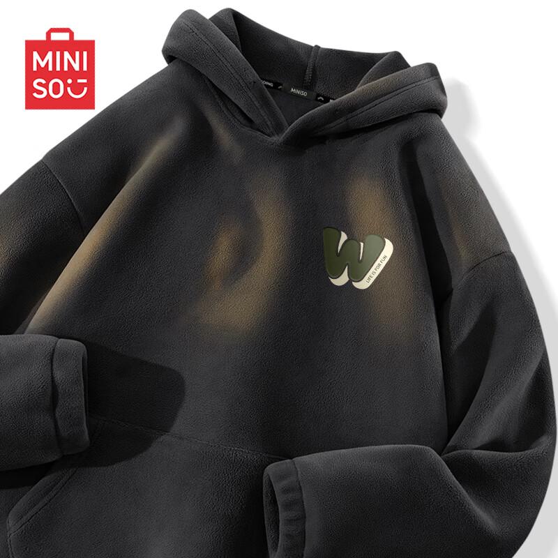MINISO Men s Fleece Lined Hooded Sweatshirt 2XL
MINISO Men s Fleece Lined Hooded Sweatshirt 2XL