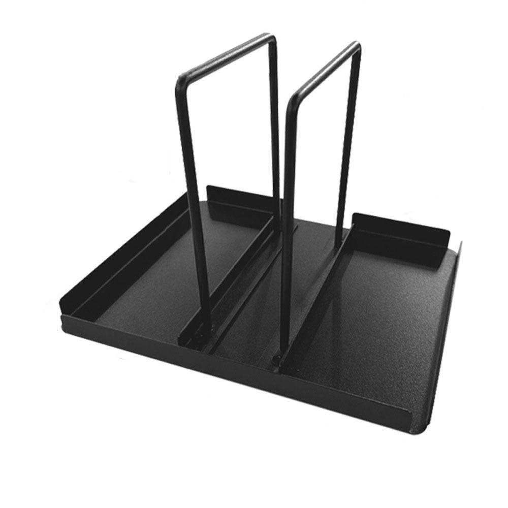 Компактная вертикальная стойка для бумажных полотенец, черная, поднос для хранения баночек со специями, кухонная стойка для хранения, офис чёрный