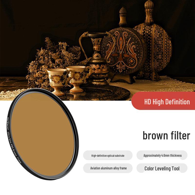 MECO Full-Color Coral Effect Filter for Brown Marine Tanks - Compatible with SLR, Mirrorless Cameras, and Mobile Lenses HD Full Color Brown 37mm
MECO Full-Color Coral Effect Filter for Brown Marine Tanks - Compatible with SLR, Mirrorless Cameras, and Mobile Lenses HD Full Color Brown 37mm