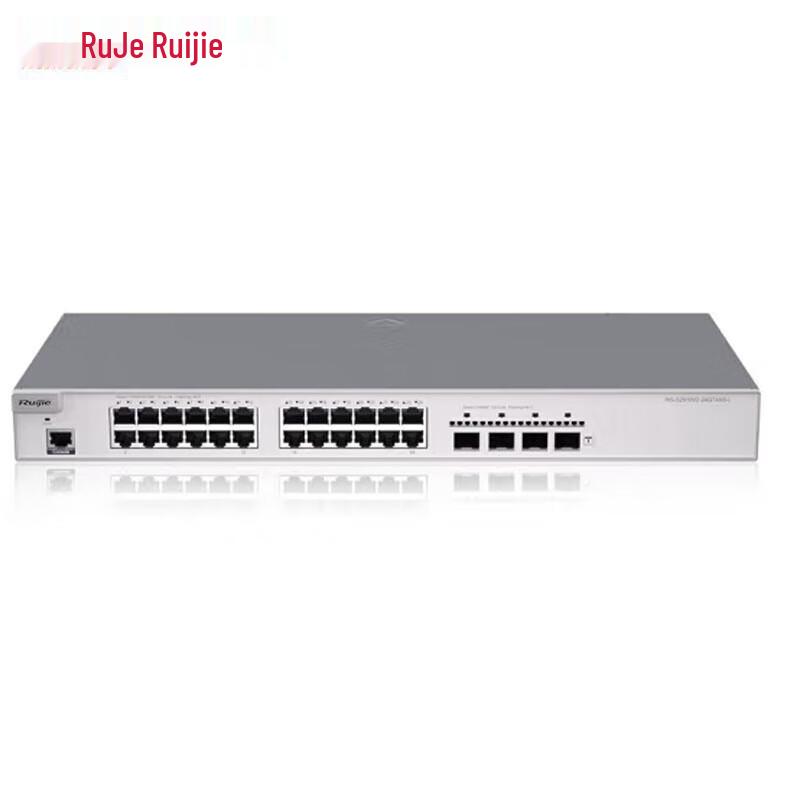 Ruijie RG-S2910-24GT4XS-L 24-Port Gigabit Managed Switch
Ruijie RG-S2910-24GT4XS-L 24-Port Gigabit Managed Switch