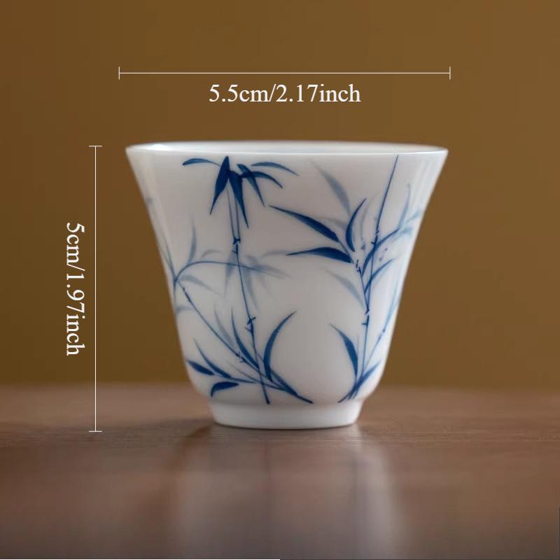 40ml White Porcelain Teacup Hand Drawn Orchid Tea Cup Household Ceramic Master Cup Chinese Drinking Utensils Kungfu Tea Set 40ml
40ml White Porcelain Teacup Hand Drawn Orchid Tea Cup Household Ceramic Master Cup Chinese Drinking Utensils Kungfu Tea Set 40ml