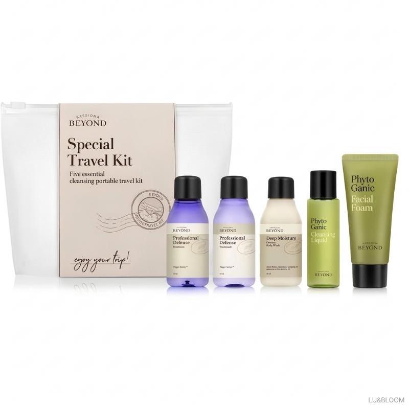 BEYOND Special Travel 5-Piece Kit (Shampoo 60ml + Treatment 60ml + Body Wash 60ml + Cleansing Liquid 25ml + Facial Foam 30ml)
BEYOND Special Travel 5-Piece Kit (Shampoo 60ml + Treatment 60ml + Body Wash 60ml + Cleansing Liquid 25ml + Facial Foam 30ml)