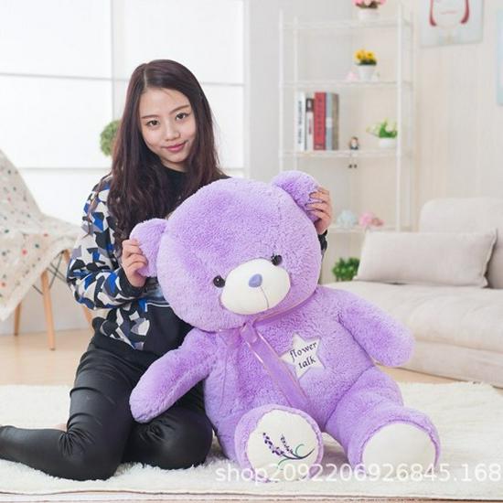 Purple Bear Plush Toy - Cute Scented Teddy Stuffed Animal for Girls, Perfect Birthday Gift from Dog Bear Collection. 35 cm
Purple Bear Plush Toy - Cute Scented Teddy Stuffed Animal for Girls, Perfect Birthday Gift from Dog Bear Collection. 35 cm