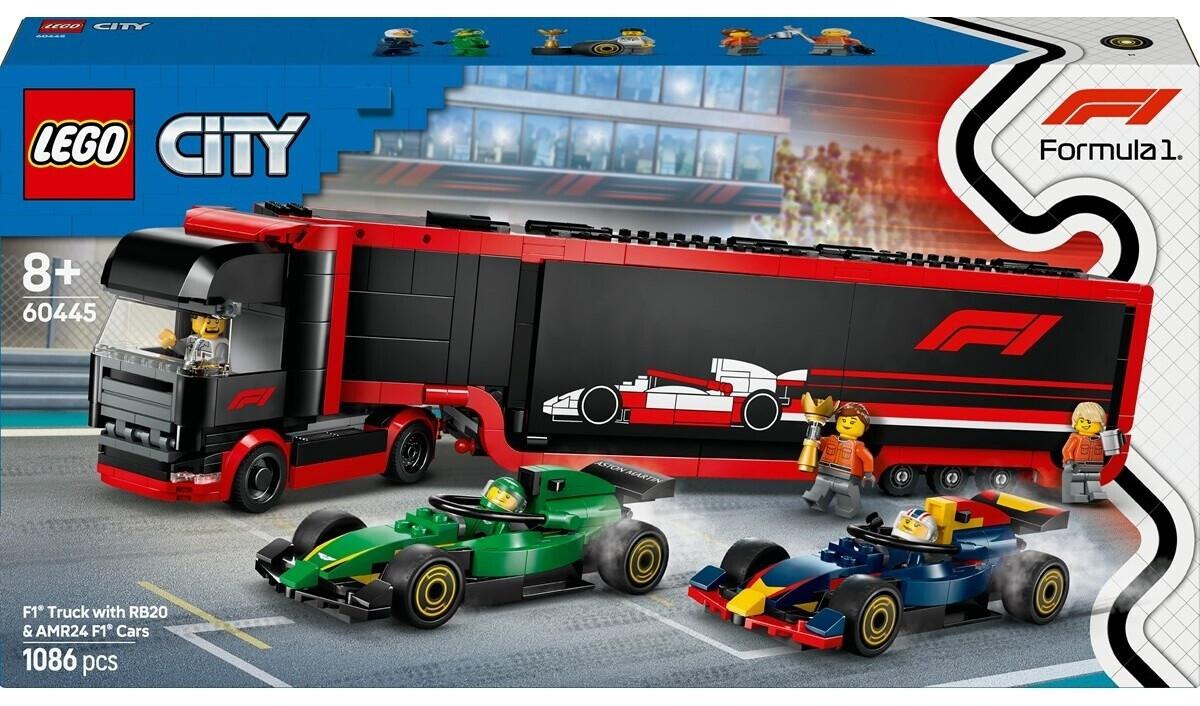 LEGO конструктор City – Транспортер F1 с гоночными автомобилями RB20 и AMR24 F1 (60445)
LEGO конструктор City – Транспортер F1 с гоночными автомобилями RB20 и AMR24 F1 (60445)