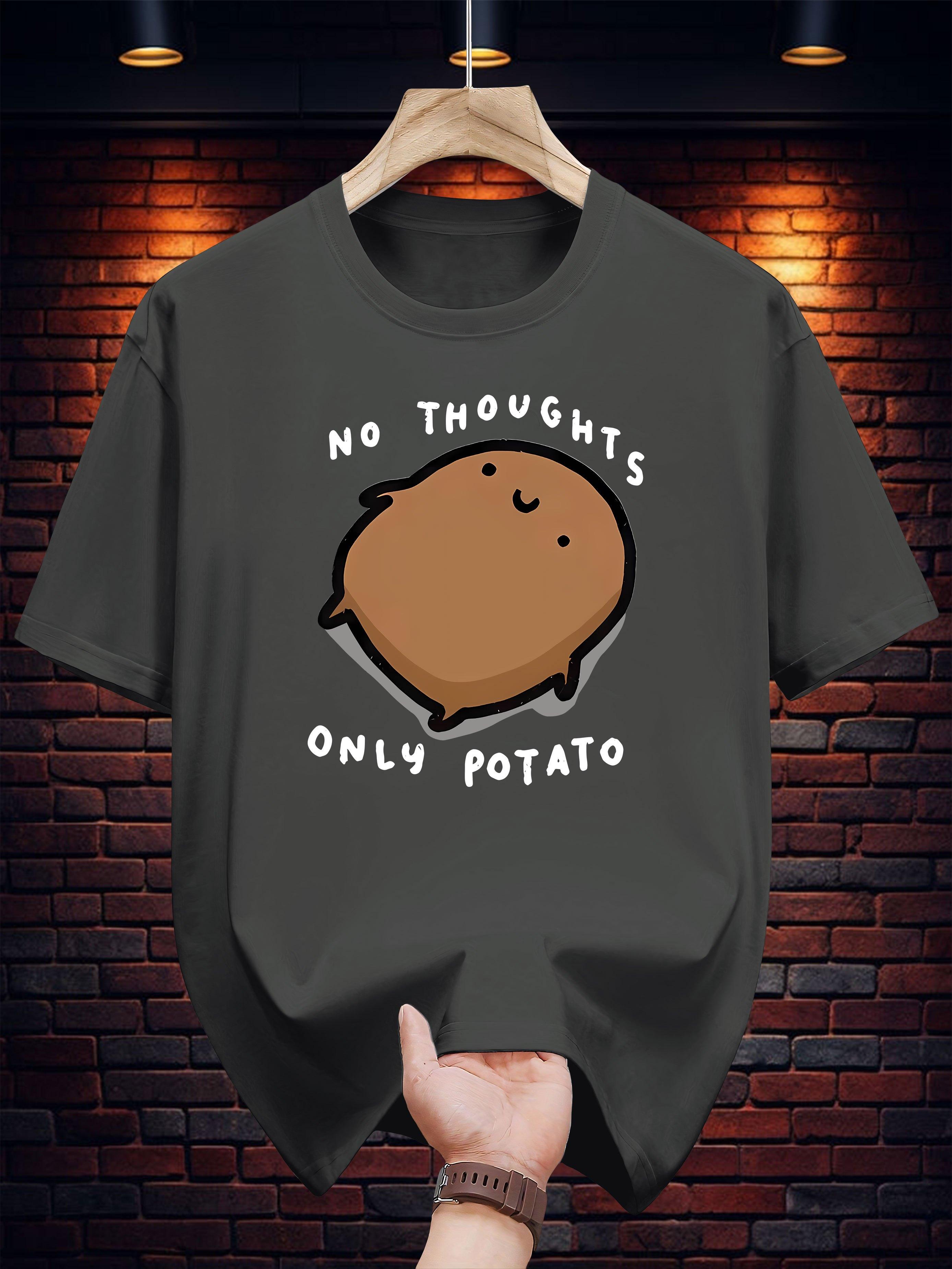 Graphic T-shirt - No Thoughts Only Potato Funny Print XXXL
Graphic T-shirt - No Thoughts Only Potato Funny Print XXXL