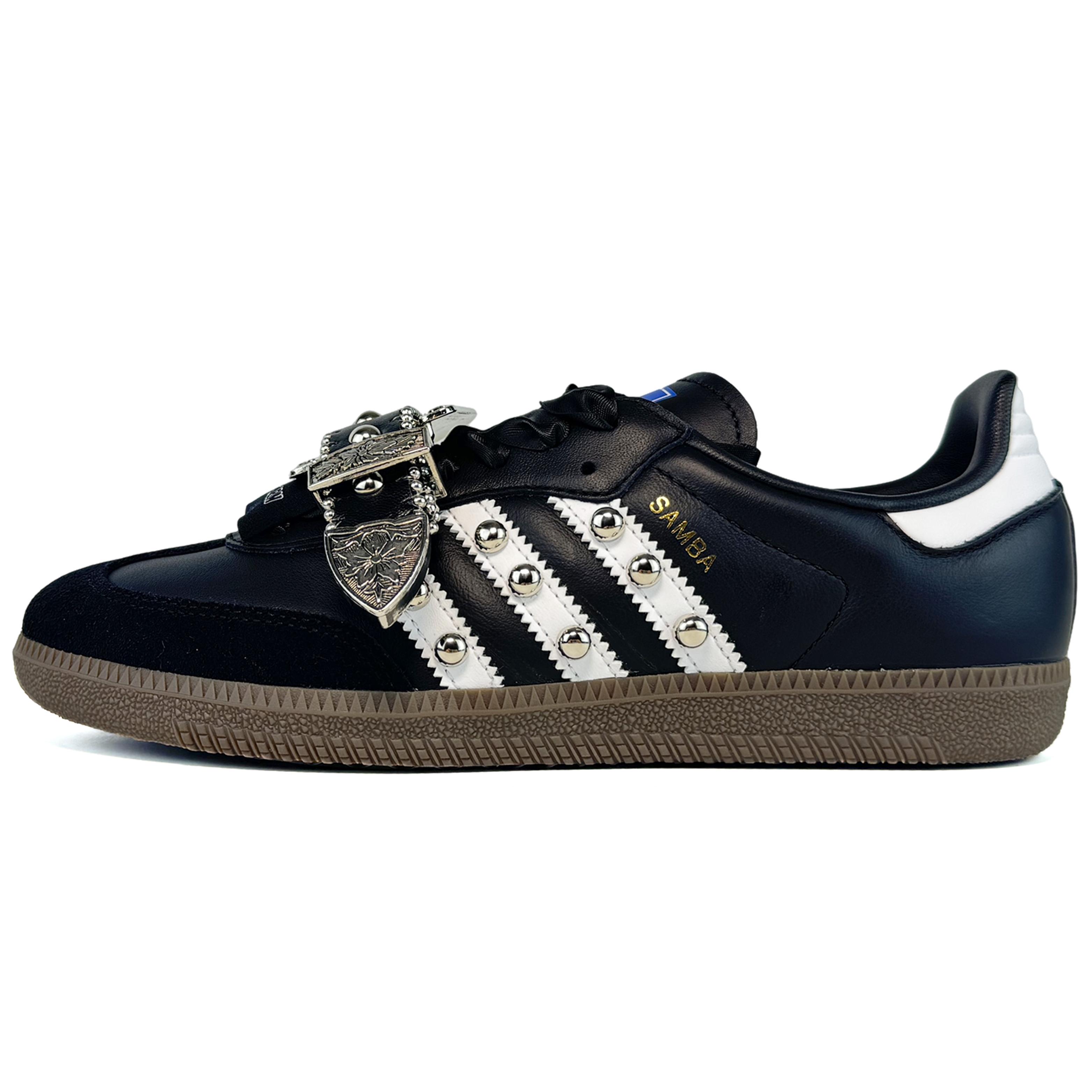 Adidas Originals Samba Low top Skateboard Shoes Unisex Black White B75807(Team45-) 38
Adidas Originals Samba Low top Skateboard Shoes Unisex Black White B75807(Team45-) 38