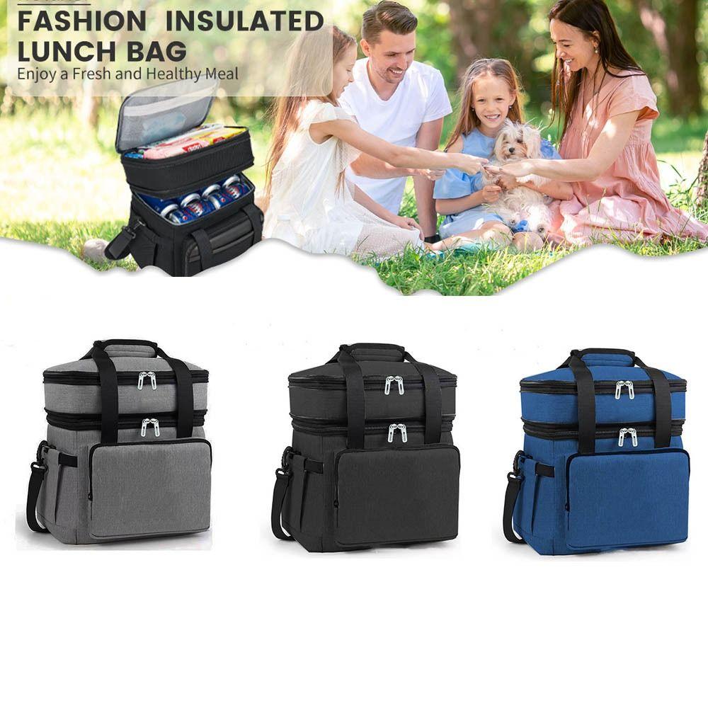 Hand-Held Insulated Lunch Bag Double Layers Food Tote Bag Food Organizer Picnic Camping Bag Picnic темно-синий
Hand-Held Insulated Lunch Bag Double Layers Food Tote Bag Food Organizer Picnic Camping Bag Picnic темно-синий