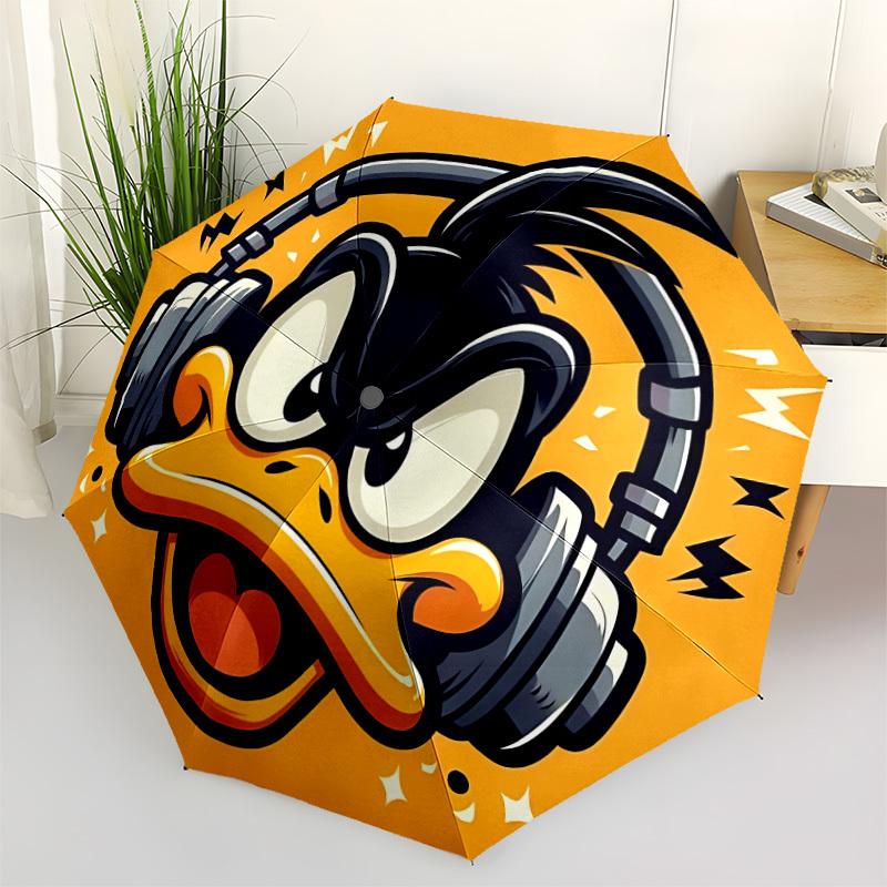1pc Daffy Duck Automatic Folding Umbrella - Sturdy 8-Rib Polyester Canopy,Sun-Defying Travel Companion yy251023143
1pc Daffy Duck Automatic Folding Umbrella - Sturdy 8-Rib Polyester Canopy,Sun-Defying Travel Companion yy251023143