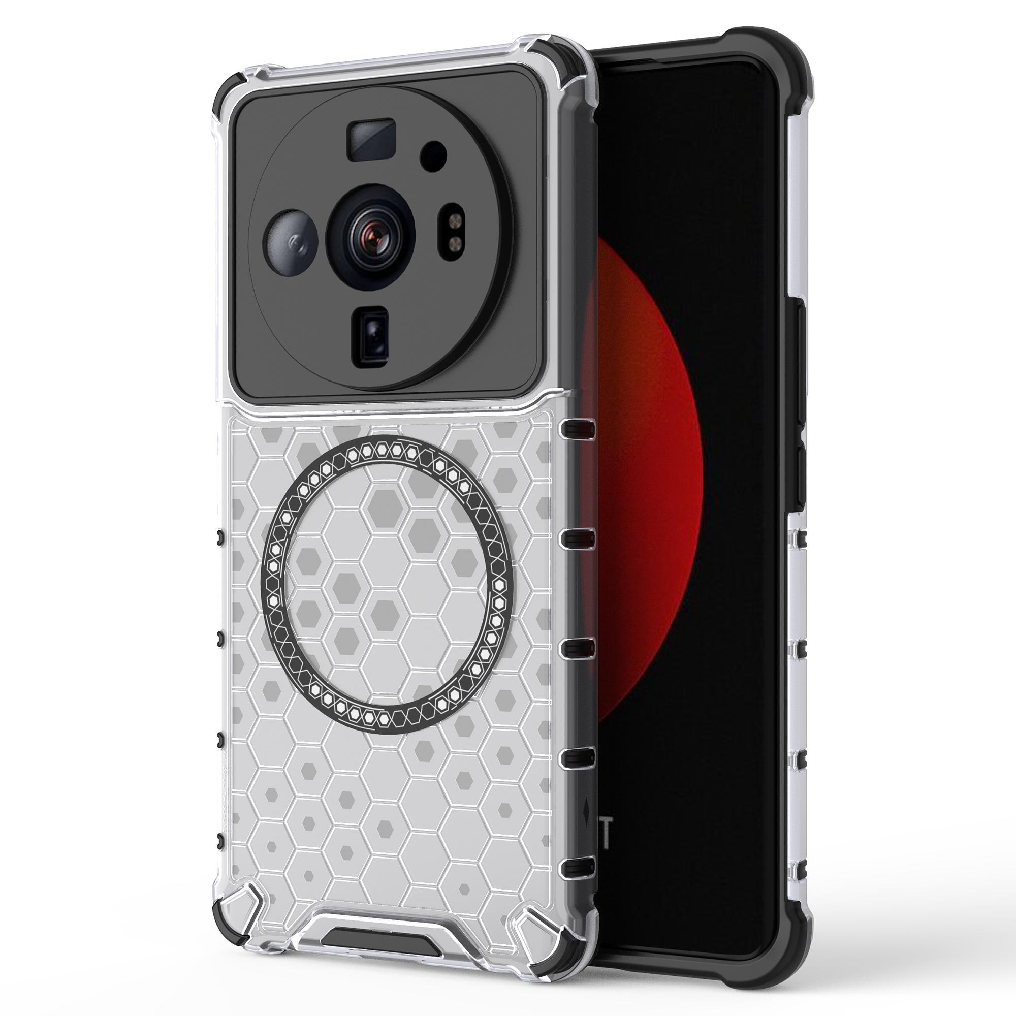 For Xiaomi 12S Ultra 5G Magnetic Case Shockproof Honeycomb TPU+PC Phone Cover Transparent
For Xiaomi 12S Ultra 5G Magnetic Case Shockproof Honeycomb TPU+PC Phone Cover Transparent
