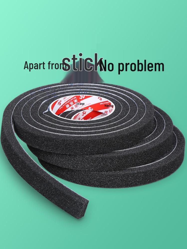 Self-Adhesive Windproof & Soundproof Door Frame Sealing Strip 10mm thick, 10mm wide, 2m long
Self-Adhesive Windproof & Soundproof Door Frame Sealing Strip 10mm thick, 10mm wide, 2m long
