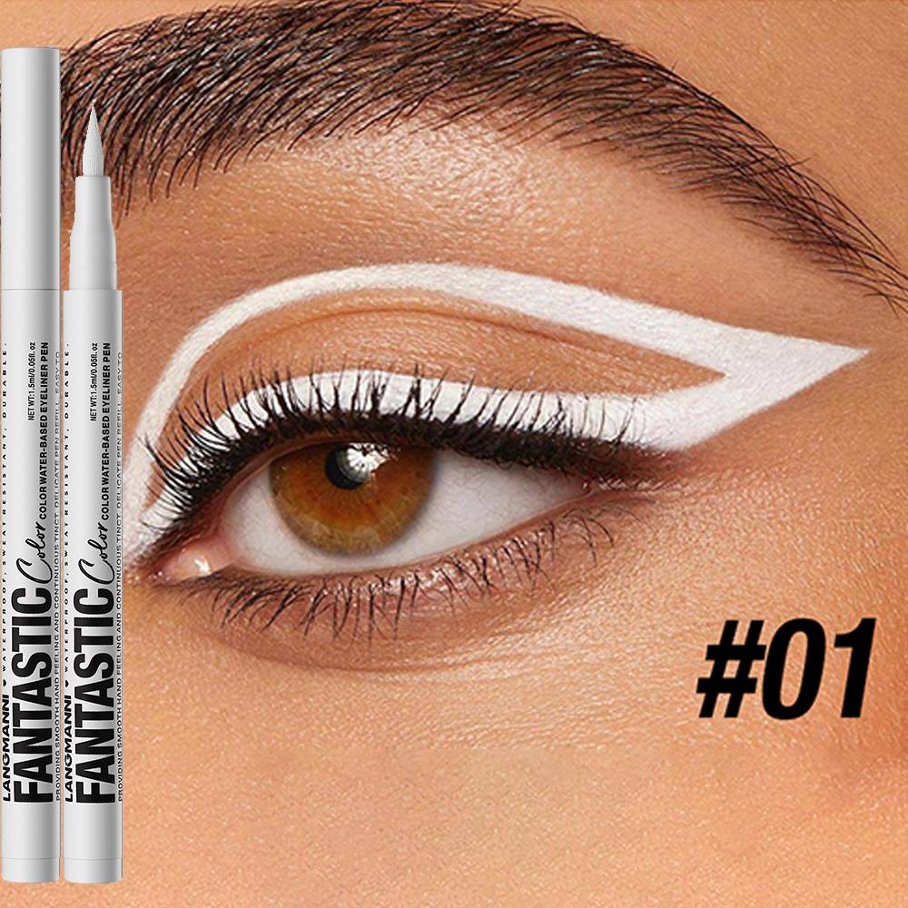 12 Colors Eyeliner High Pigment Silver Pearl Shine&Matte Smoky Blue Long-Lasting Waterproof Water-Based Painting Pen Makeup
12 Colors Eyeliner High Pigment Silver Pearl Shine&Matte Smoky Blue Long-Lasting Waterproof Water-Based Painting Pen Makeup