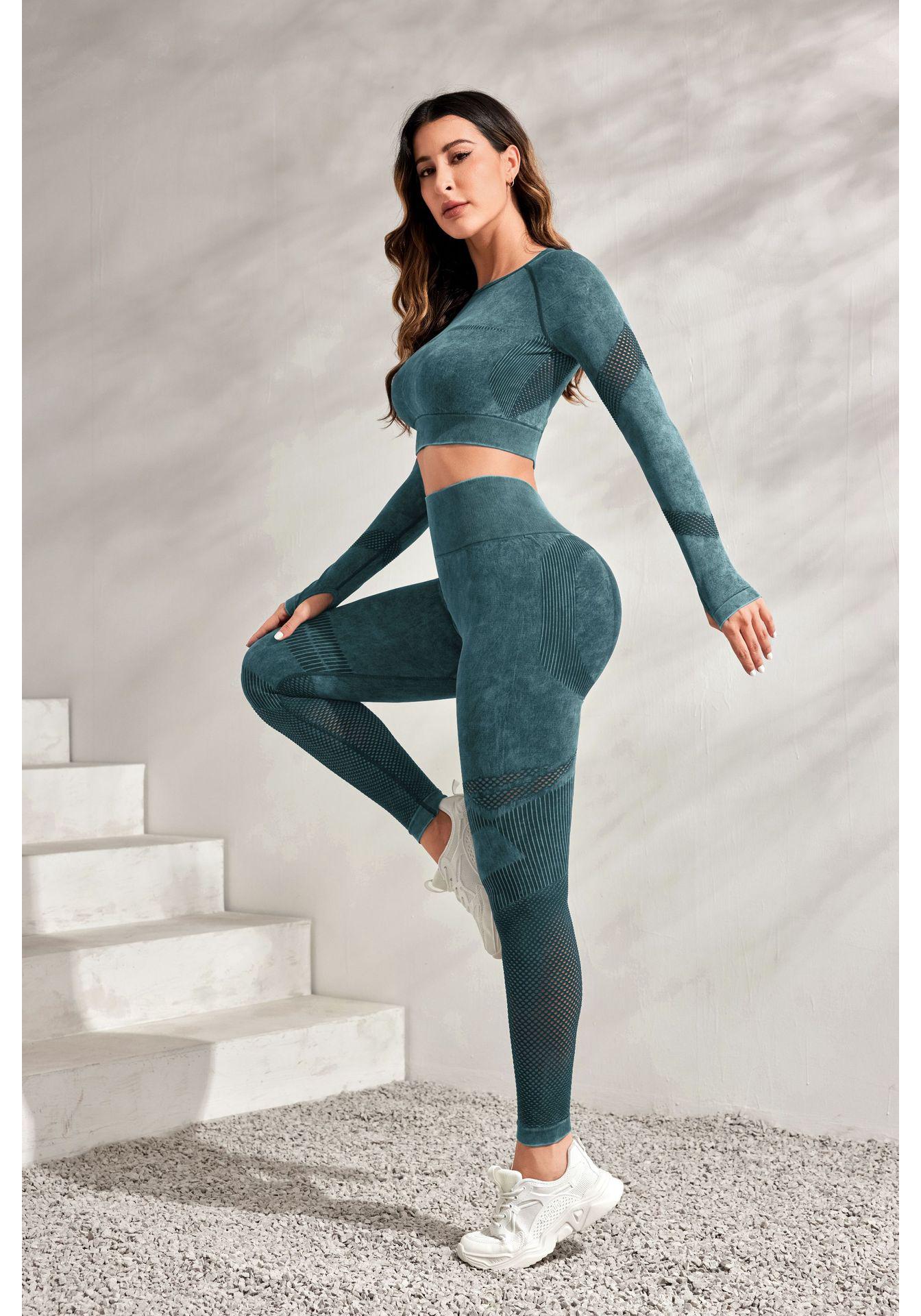Peach Water-Washed Fitness Set: Women s Quick-Dry Seamless Yoga Top & Running Tights Large
Peach Water-Washed Fitness Set: Women s Quick-Dry Seamless Yoga Top & Running Tights Large