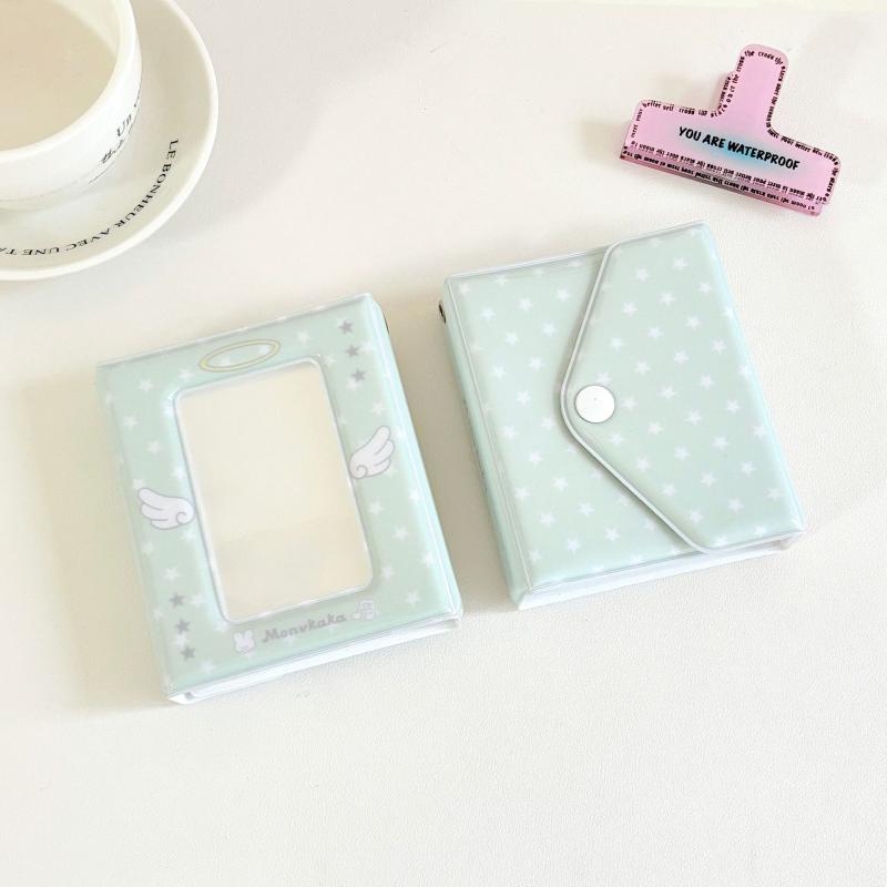 Cartoon 40 Pockets Angel Wings Photo Card Pouch Style Album For 2.3x3.9 Inch Mini Handy Name Card K-pop Star Album With Button зелёный
Cartoon 40 Pockets Angel Wings Photo Card Pouch Style Album For 2.3x3.9 Inch Mini Handy Name Card K-pop Star Album With Button зелёный