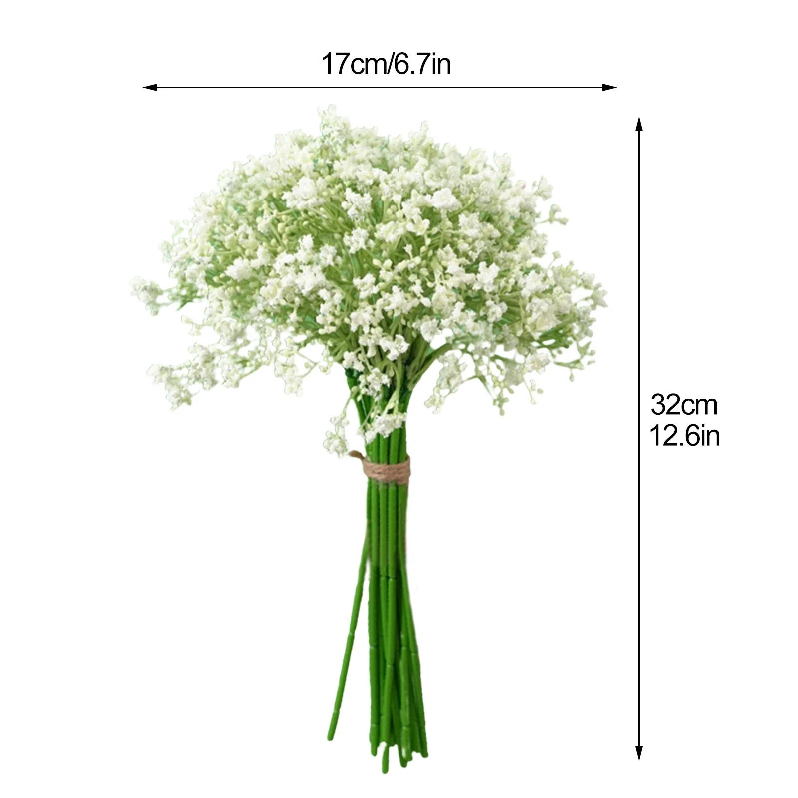 Artificial White Babysbreath Flowers Bouquet Night Willow Herb Wedding Bride Holding Flowers Home Decor Simulated Cuttings білий
Artificial White Babysbreath Flowers Bouquet Night Willow Herb Wedding Bride Holding Flowers Home Decor Simulated Cuttings білий